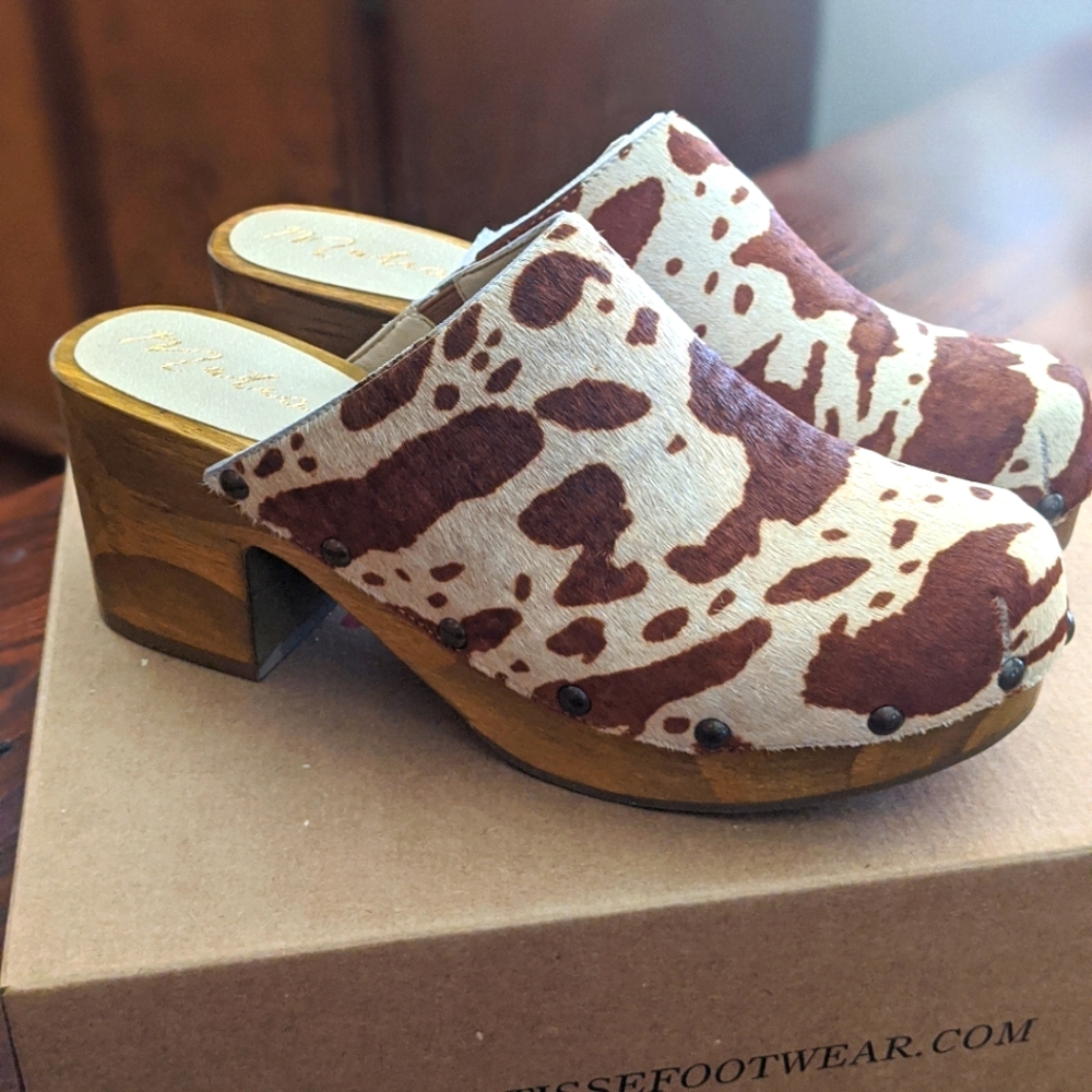 Matisse Cowhair Mule